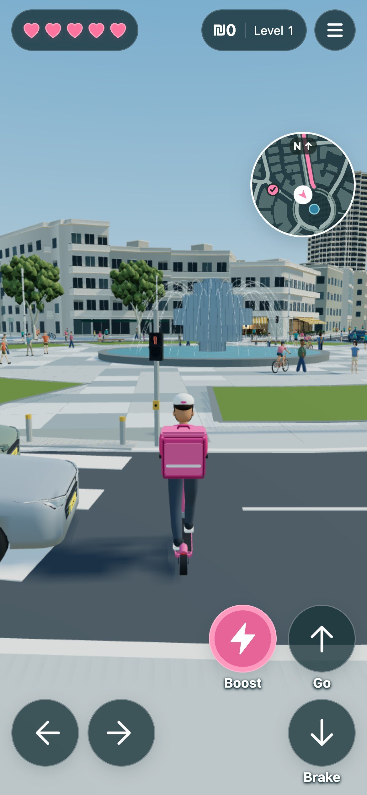 Dizengoff fountain, phone layout