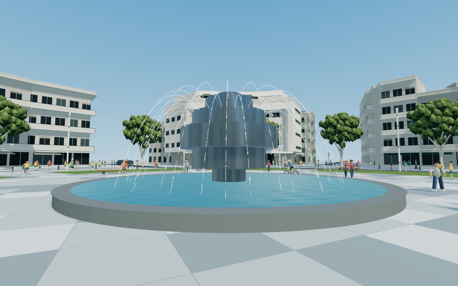 Fountain, frame A