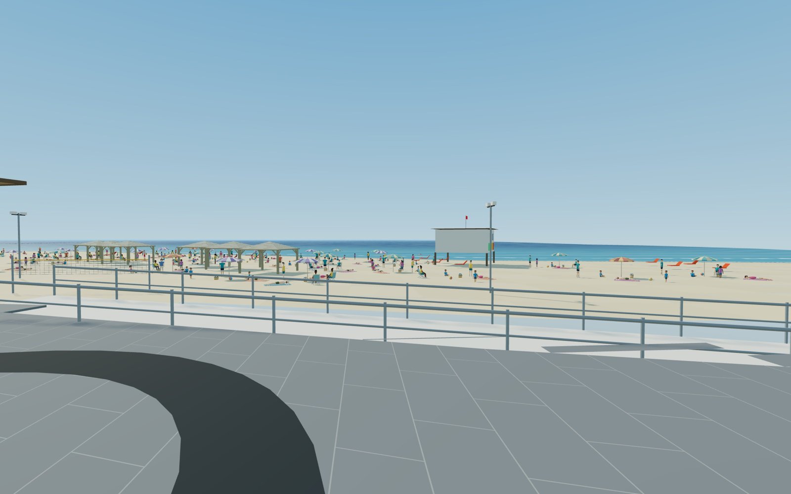 Frishman and the promenade