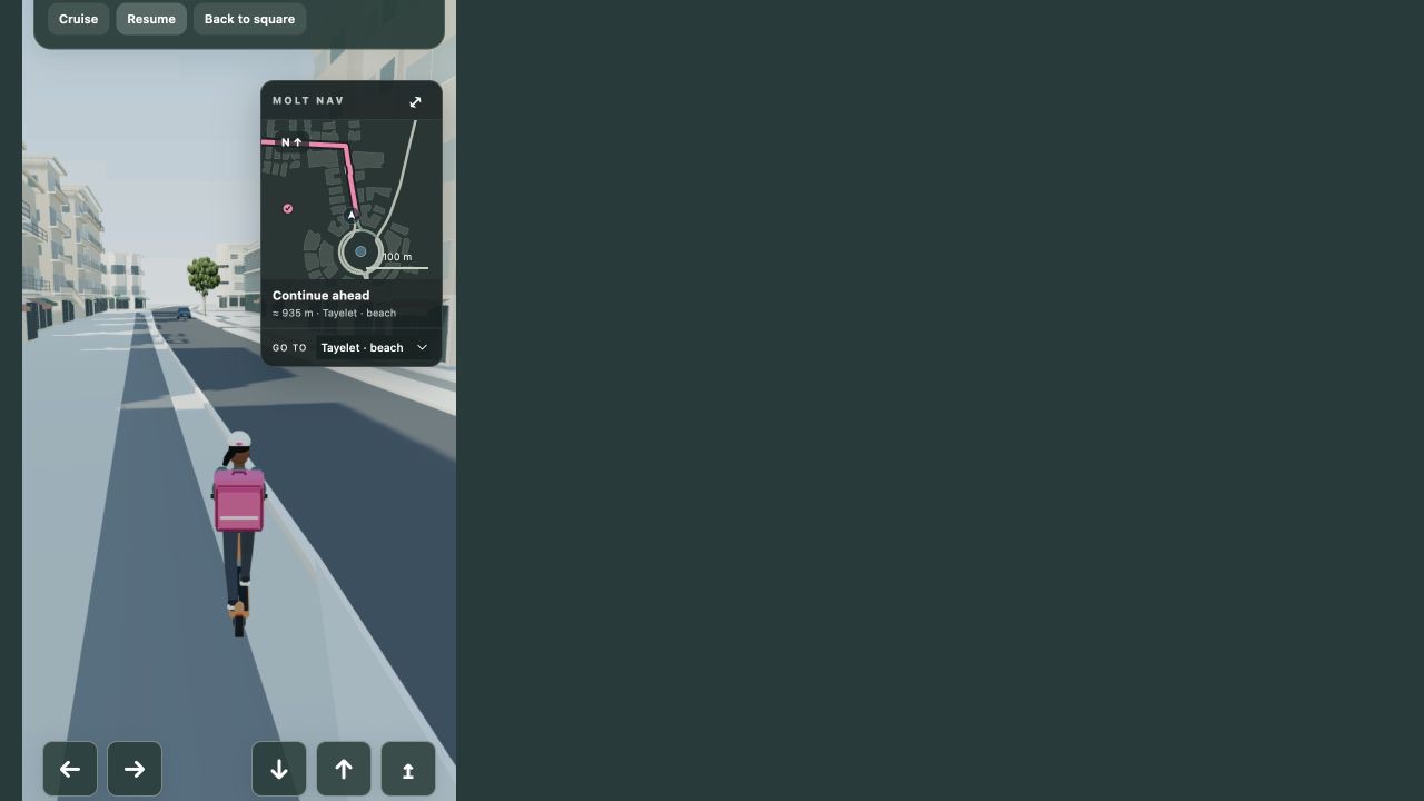 Navigation on a phone