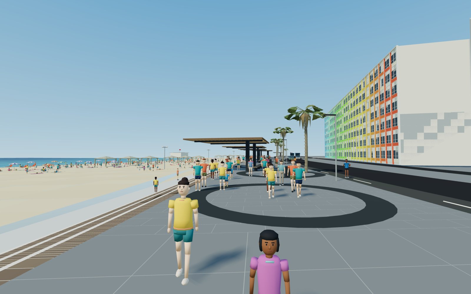 The promenade
